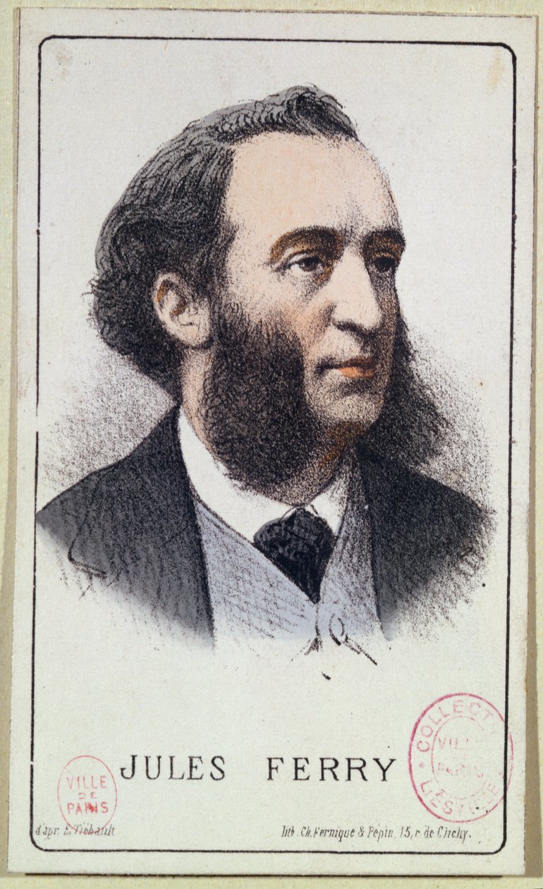 Prom Julesa (1832-93). ilustracja do podręcznika szkolnego. koniec XIX wieku autorstwa French School