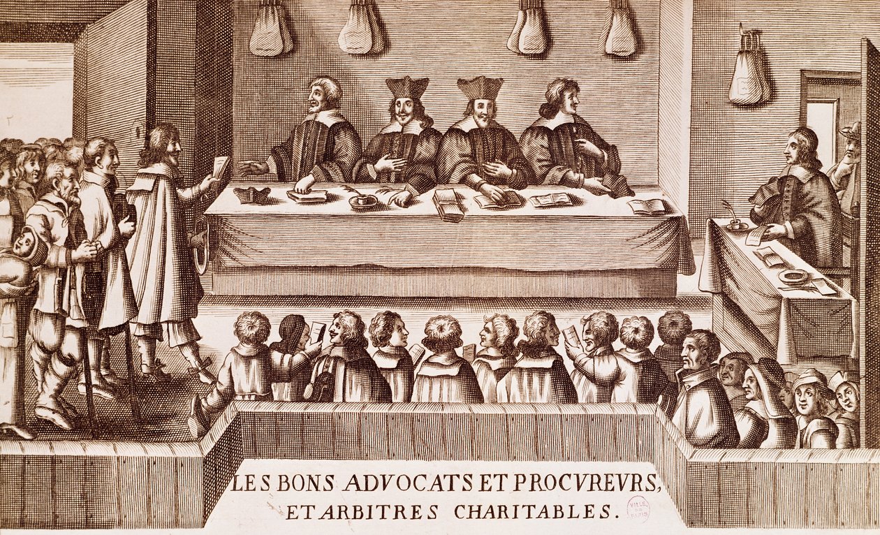 Sprawiedliwość za panowania Henryka IV autorstwa French School