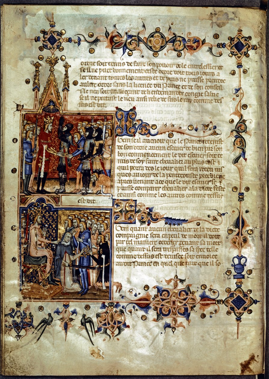 KNIGHTS "Przysięga wierności" (górna część) autorstwa French School