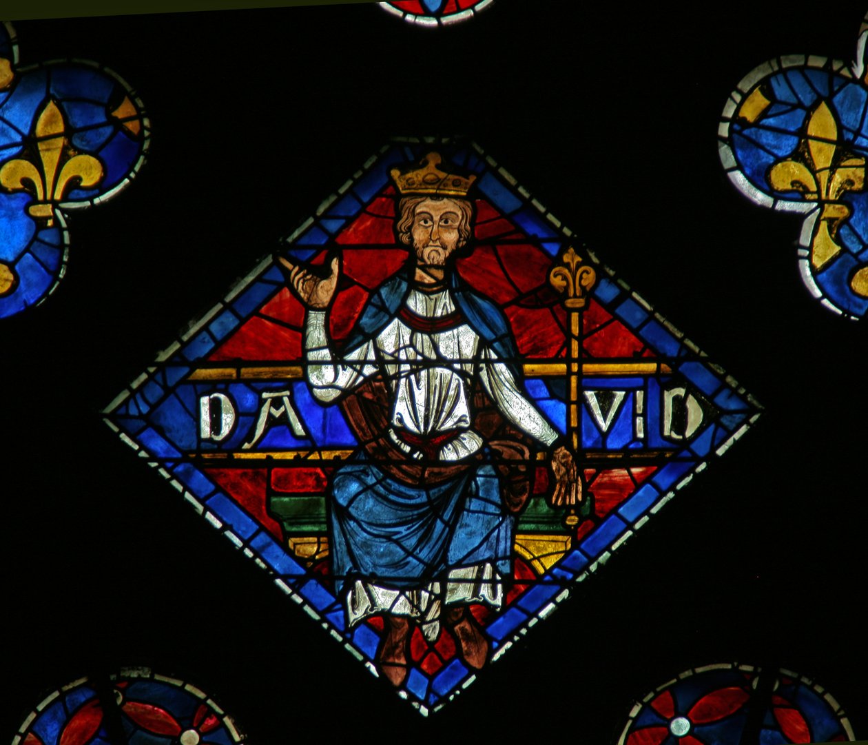 Król Dawid (w121) autorstwa French School