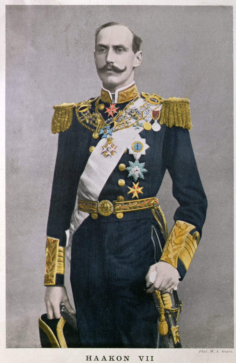 Król Norwegii Haakon VII (1872-1957), początek XX wieku autorstwa French School