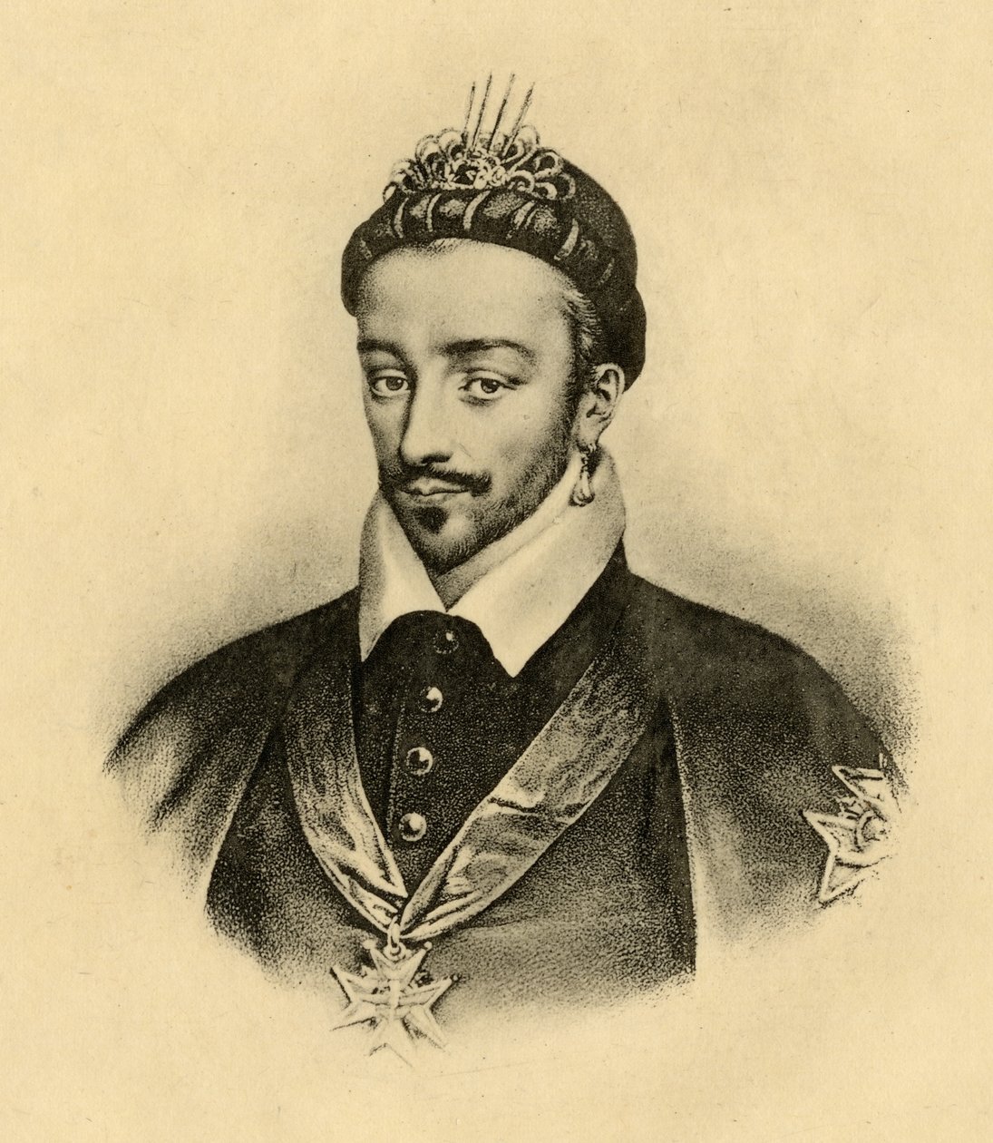 Król Henryk III (1551-89) z Francji autorstwa French School