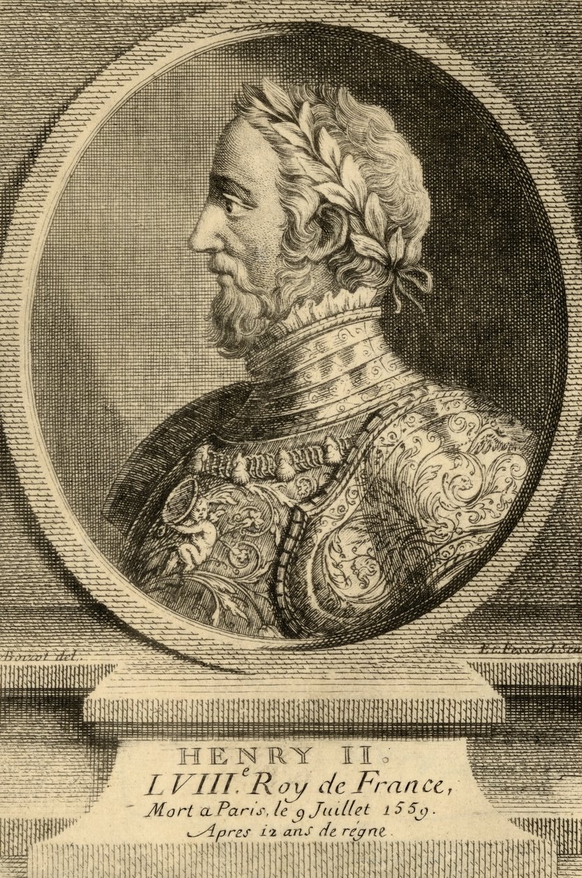 Król Henryk II (1519-59) z Francji autorstwa French School