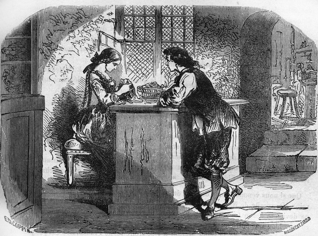 Król Ludwik XI (1423-1483) zamówił dla swojej kochanki Lady of Gigon wspaniałą ozdobę u jubilera Madame Passefilon. Grawer w „Historii prostytucji i rozpusty wśród wszystkich narodów świata od starożytności do dnia dzisiejszego” autorstwa autorstwa French School