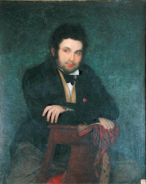 LJ Begin (1793-1859) (olej na płótnie) autorstwa French School