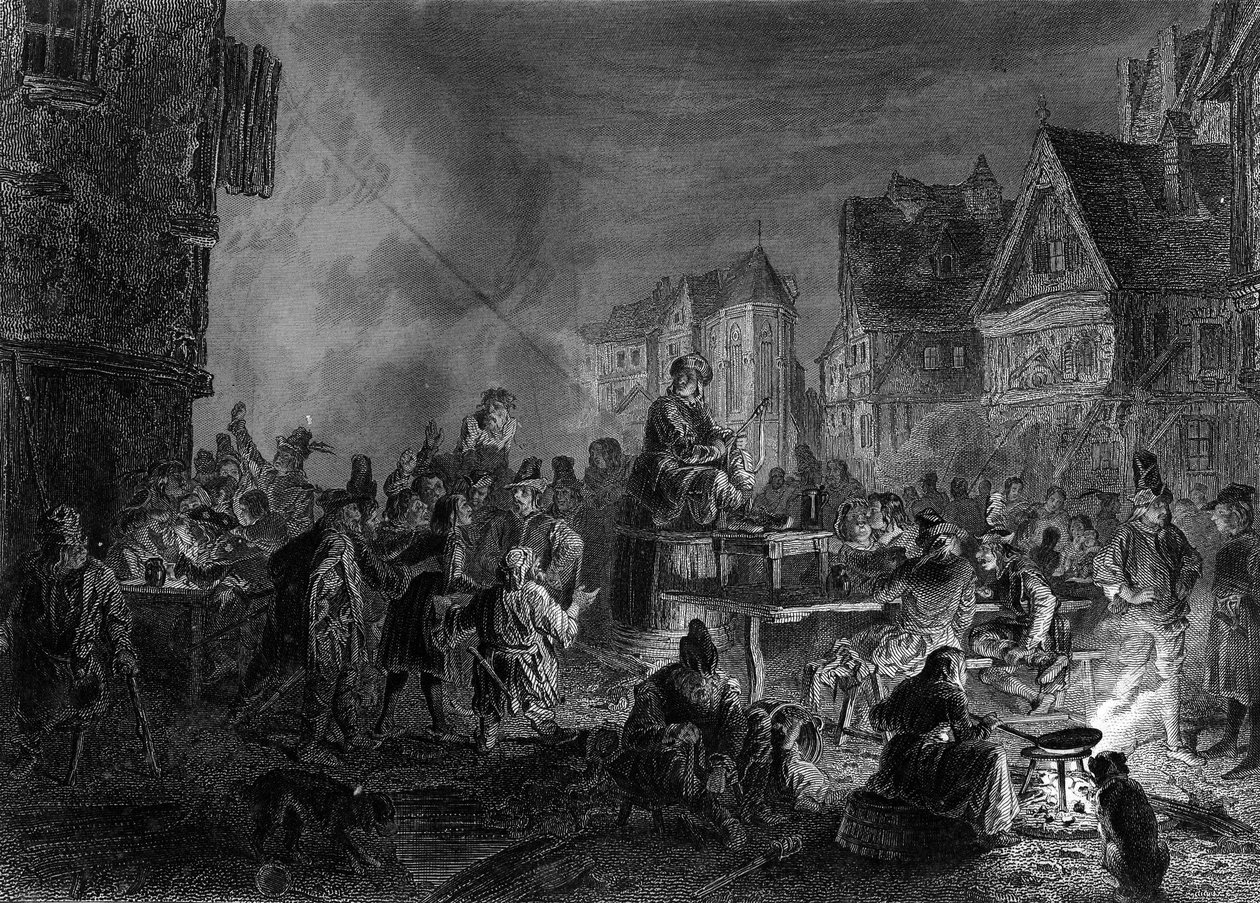 Sąd Cudów. W „Notre Dame de Paris” Victora Hugo. autorstwa French School