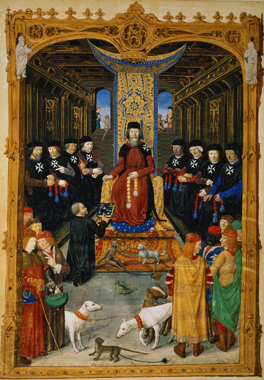 Lat 6067 f.3v Autor dedykuje swoją książkę Pierre