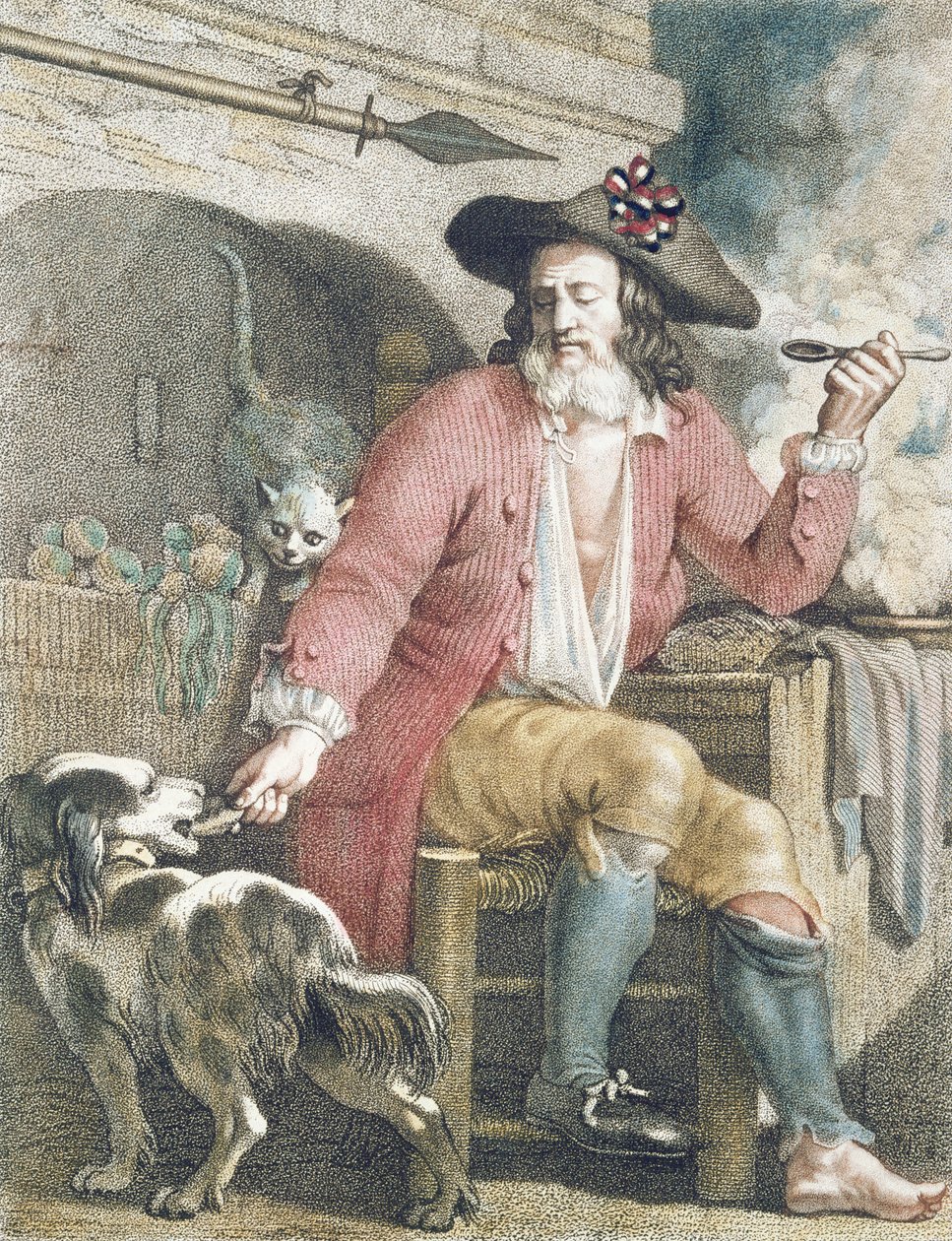 The Good Sans-Culotte, ok. 1789 (patrz 161092 dla bw) autorstwa French School