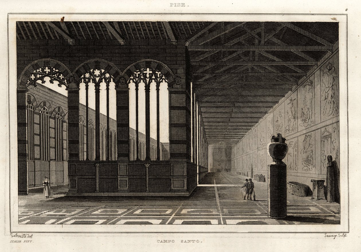 Campo Santo w Pizie autorstwa French School