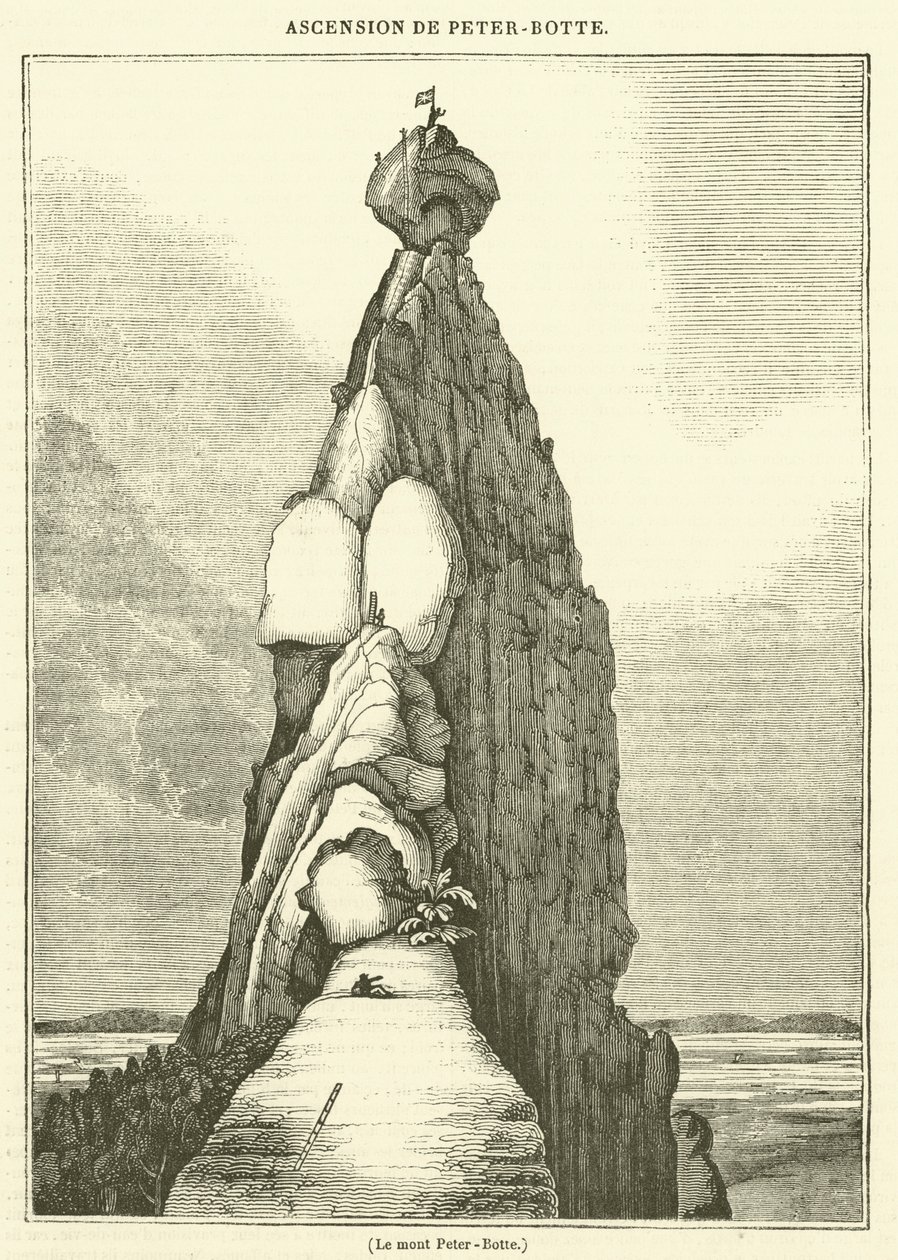 Góra Peter-Botte (grawerunek) autorstwa French School