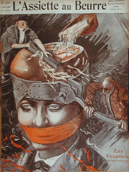 „Les Vocations”, ilustracja na okładce „L