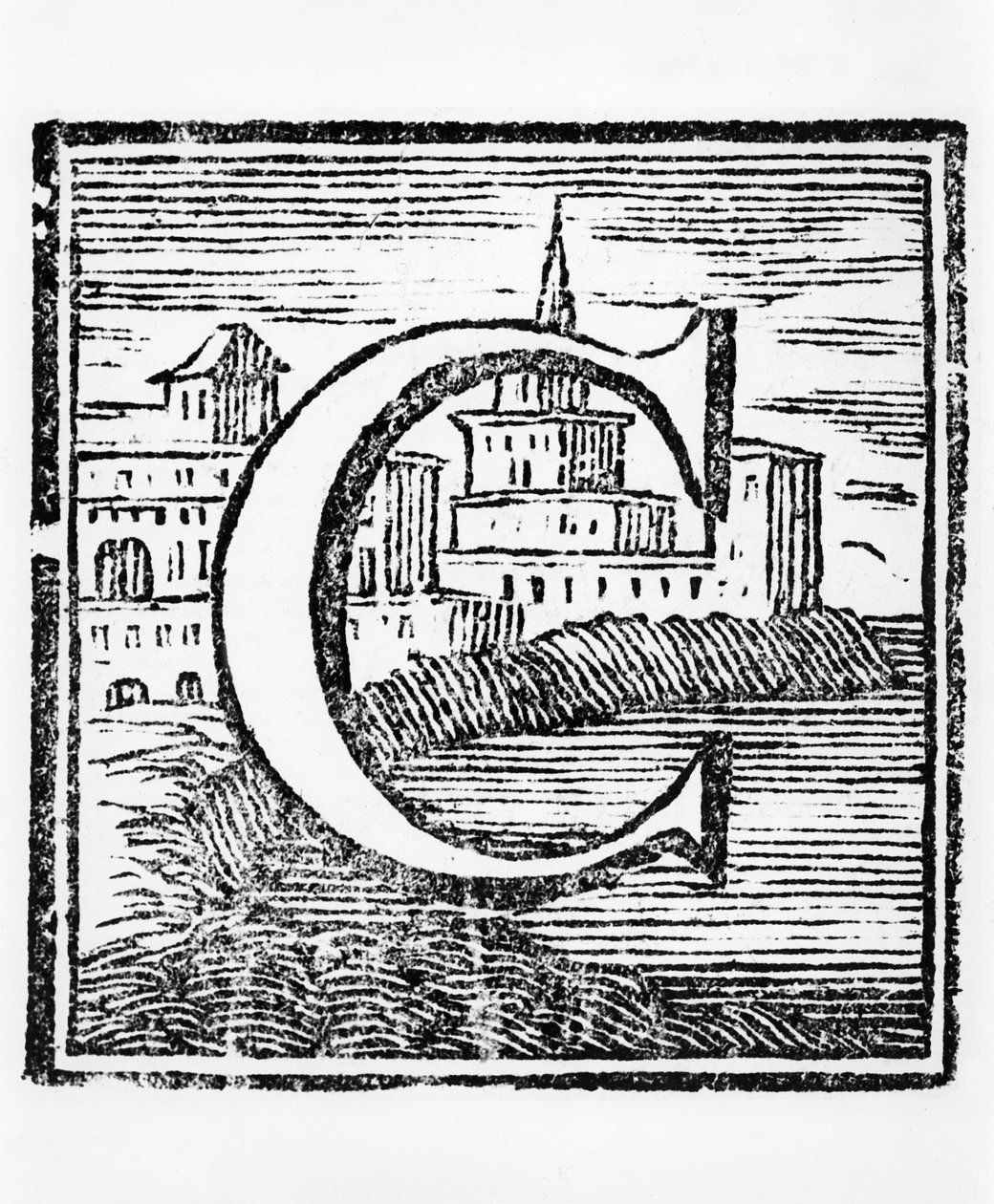 Litera C, w LEncyclopédie, wydanie 1, 1752 autorstwa French School