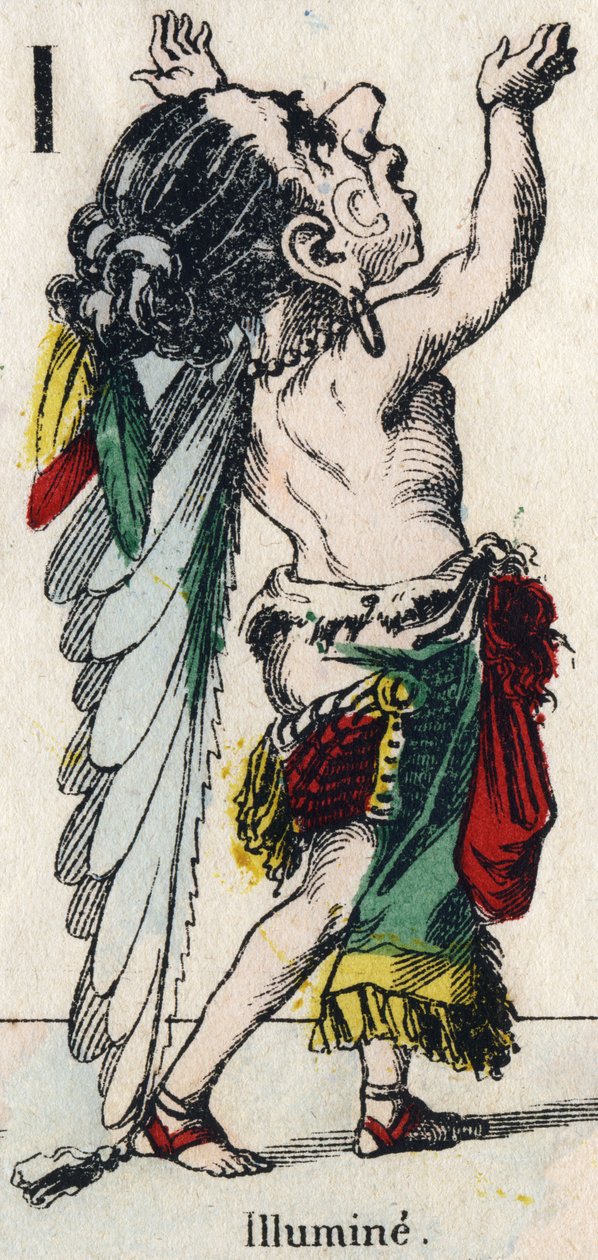 Litera I: Rozświetl. Grawerowanie w „Komiks alfabetu”. Nowe obrazowanie Epinal. Litografia Pinot et Sagaire, redaktorzy, w latach 1860-1888. Tabliczka nr 491 z 25 podświetlanymi literami. Wymiary: 40,5x28cm. Prywatna kolekcja autorstwa French School