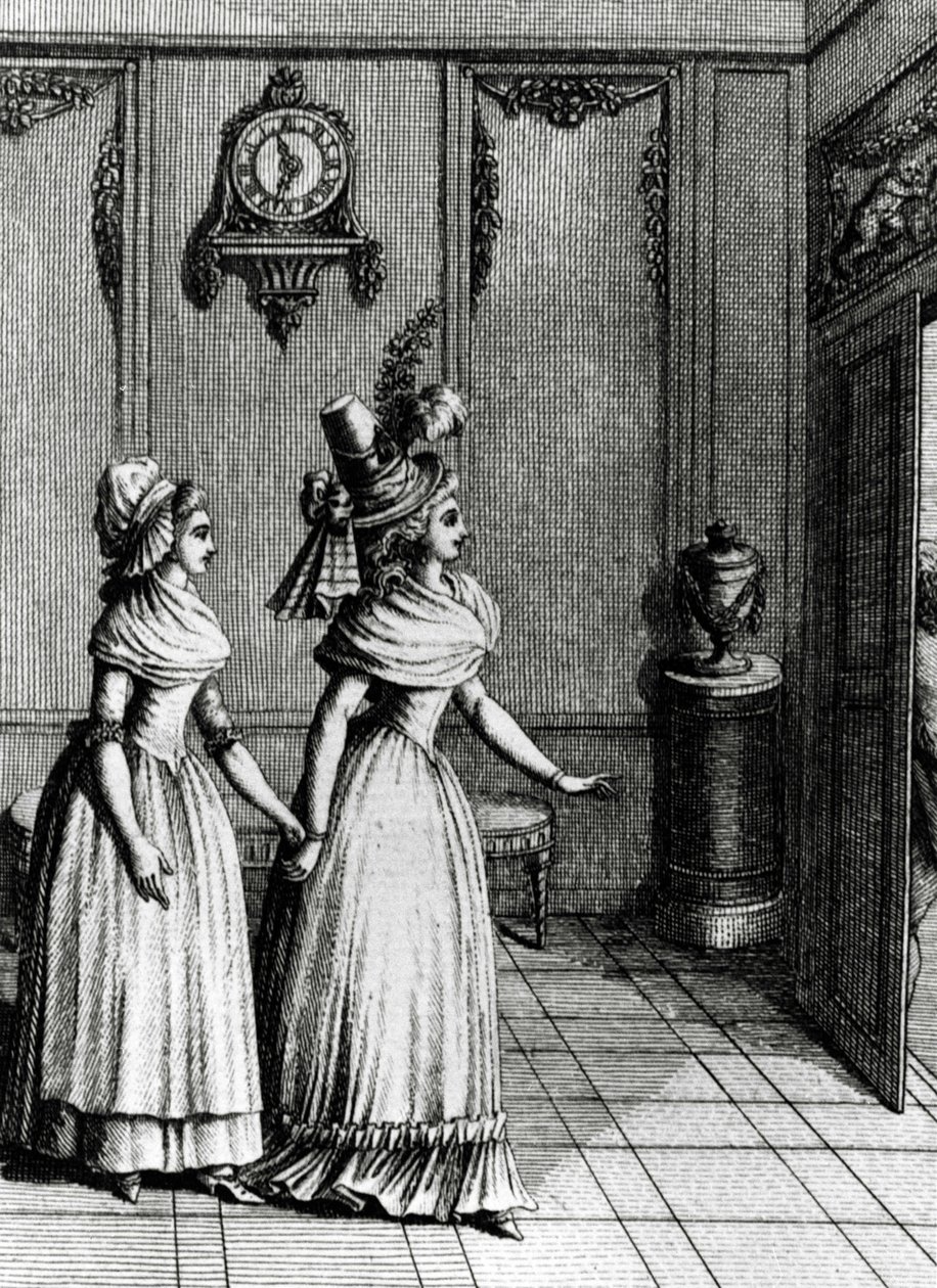 Wyzwolenie - w „Historii dzień po dniu kobiety Republiki Francuskiej”, Restif de La Bretonne (1734-1806), Genewa 1791-1794. autorstwa French School