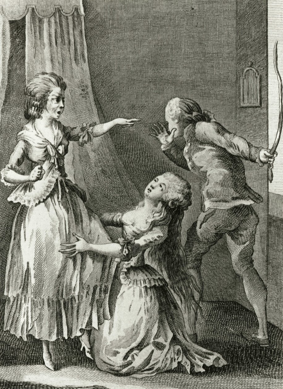 Wyzwolenie - w „Historii dzień po dniu kobiety Republiki Francuskiej”, Restif de La Bretonne (1734-1806), Genewa 1791-1794. autorstwa French School
