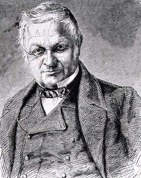 Louis-Adolphe Thiers (1797-1877) francuski mąż stanu, historyk i dziennikarz (grafika) autorstwa French School