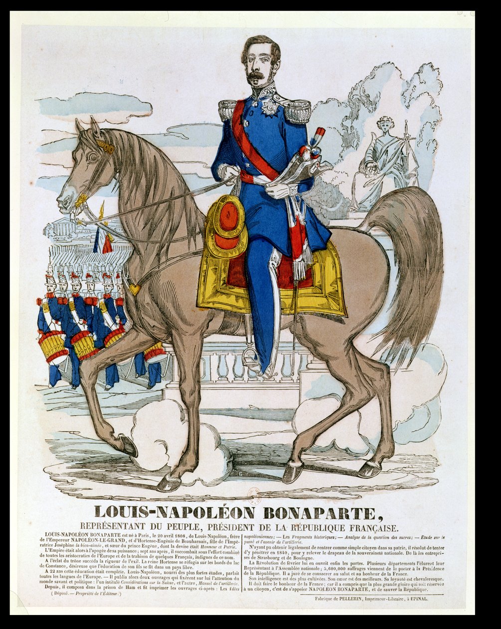 Ludwik Napoleon Bonaparte (1808-73) przyszły Napoleon III, 1849 autorstwa French School
