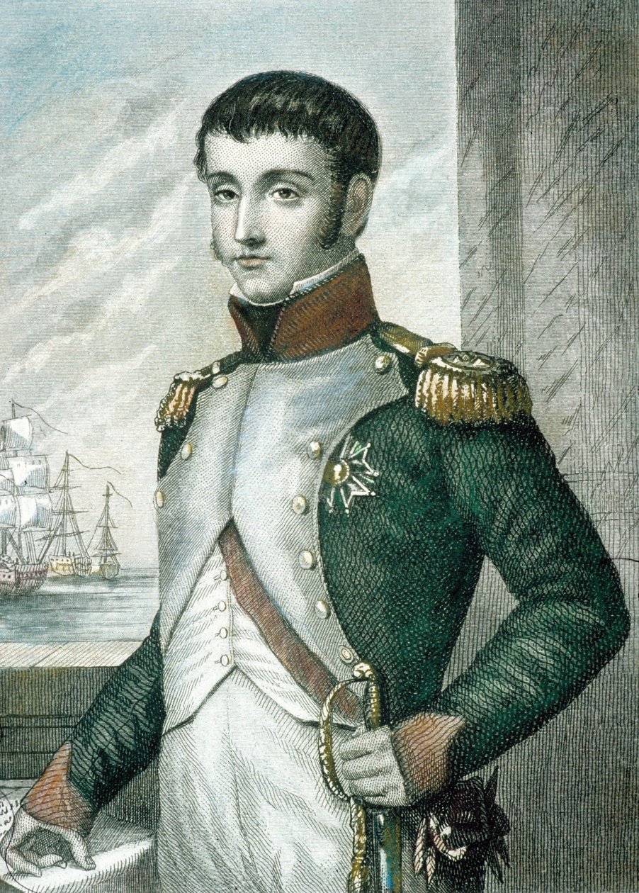 Louis Bonaparte (kolorowy grawerunek) autorstwa French School