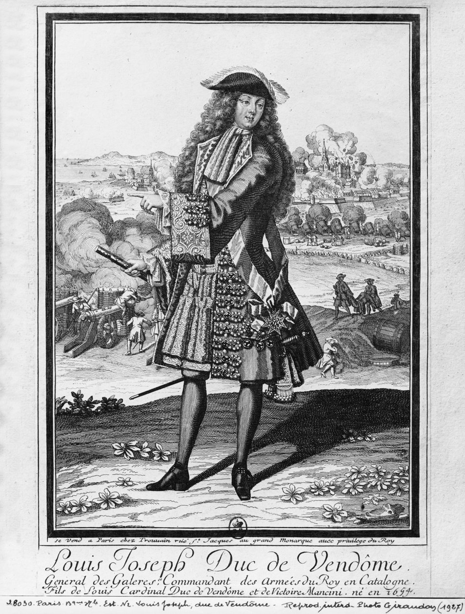 Louis Joseph de Bourbon, książę Vendome, znany jako The Great Vendome autorstwa French School