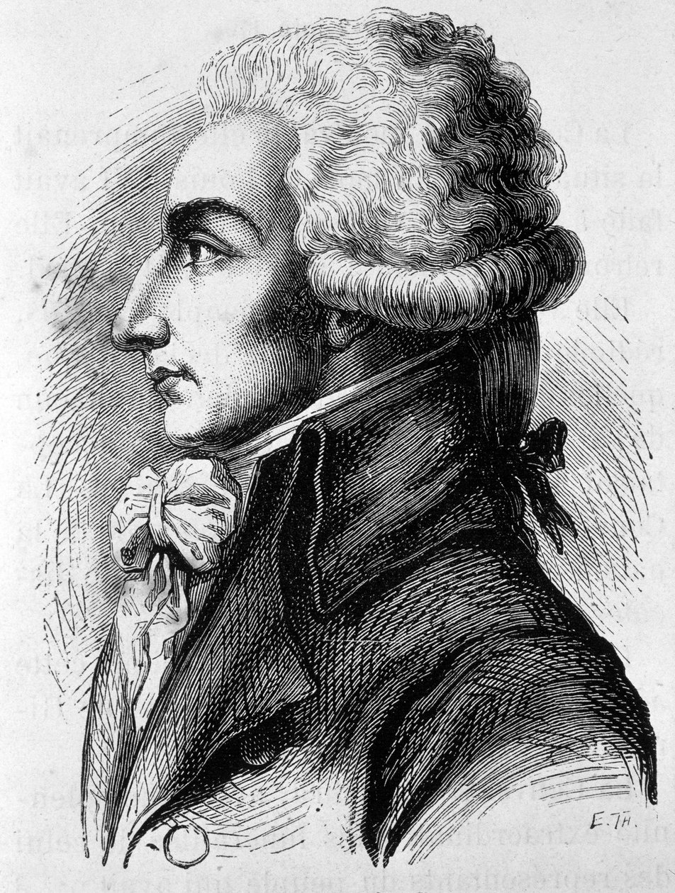 Louis Michel Lepeletier, markiz de Saint-Fargeau (Saint Fargeau), polityk francuski (1760-1793) - w „Historii Francji” Henri Martina autorstwa French School