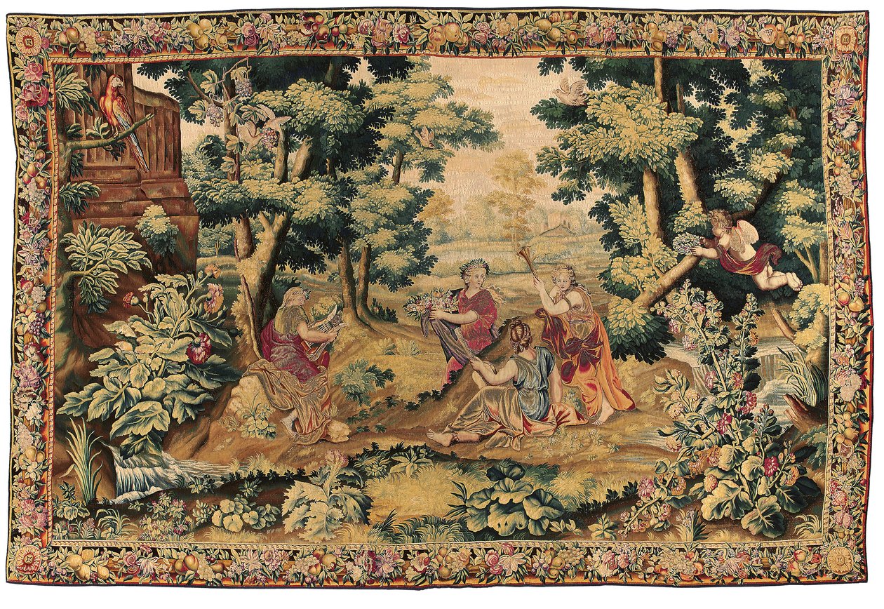Mitologiczny gobelin Ludwika XIV, Gobeliny lub Beauvais, koniec XVII wieku autorstwa French School