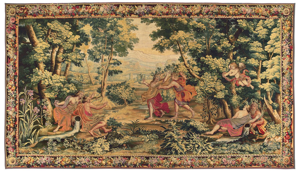 Mitologiczny gobelin Ludwika XIV, Gobeliny lub Beauvais, koniec XVII wieku autorstwa French School