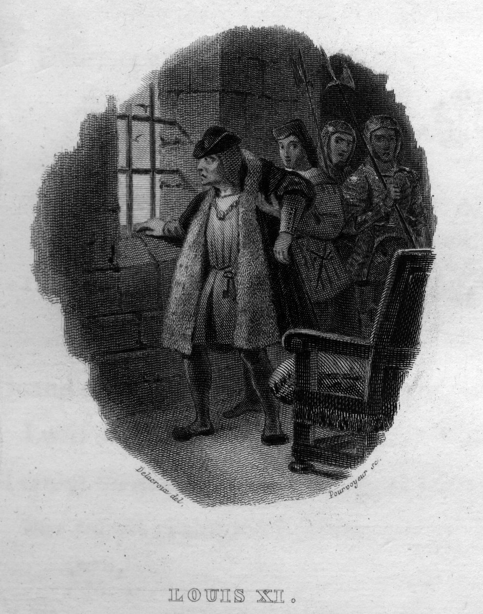 Ludwik XI Chanson de Beranger w „„ Dzieła zakończone”” (1834) Pierre