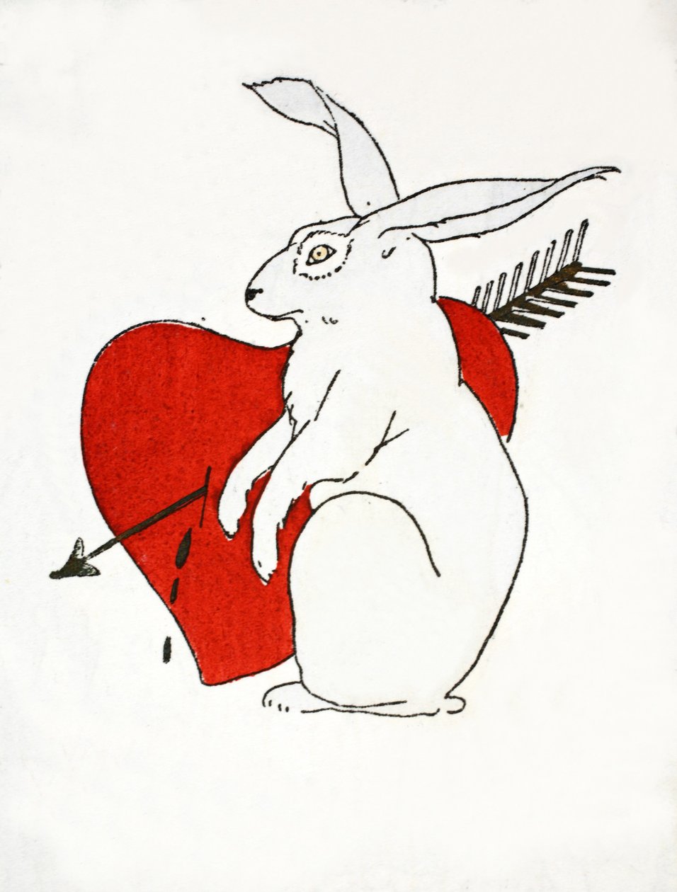 Love Bunny (nadruk szablonowy) autorstwa French School