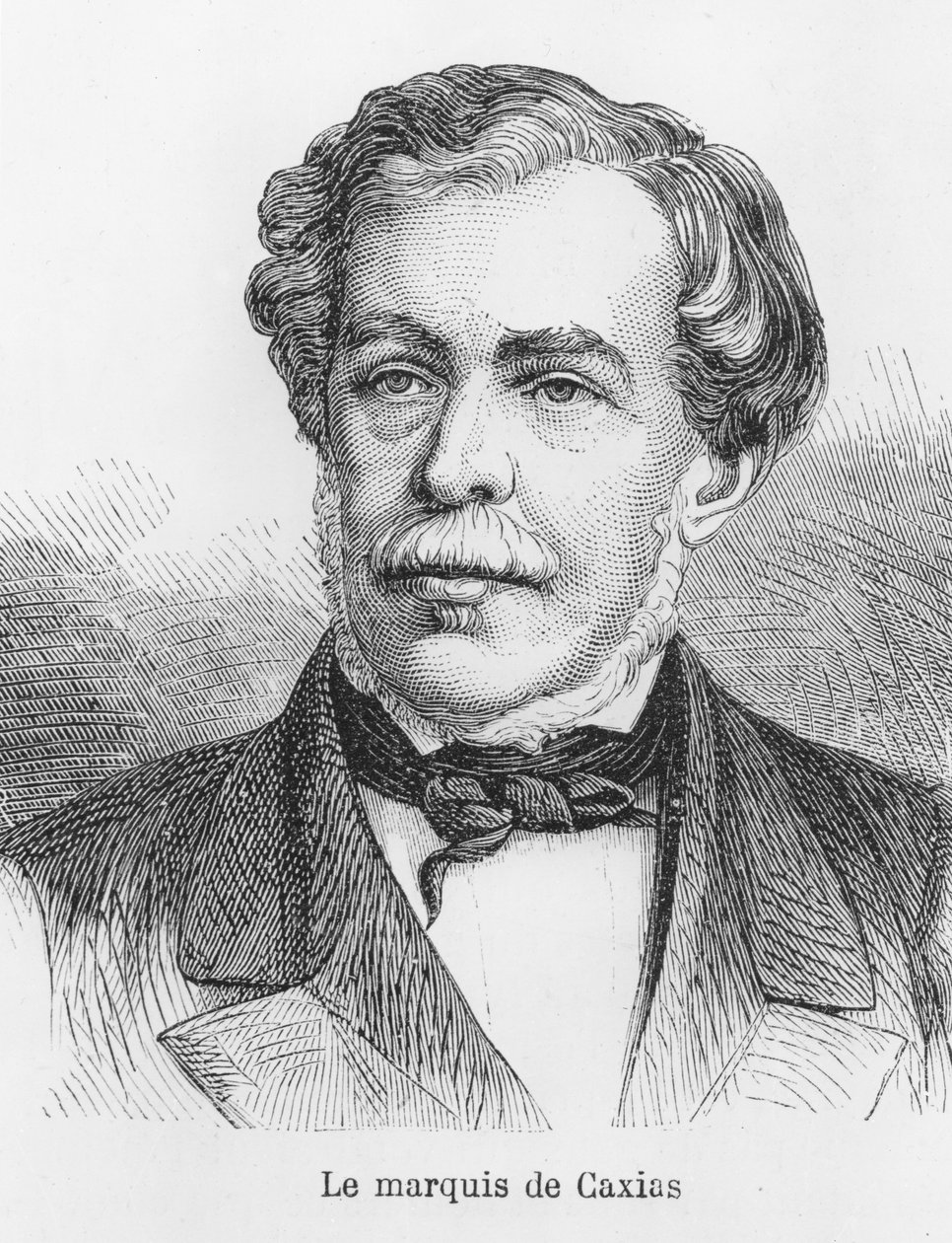 Luís Alves de Lima e Silva, książę Caxias (grafika) autorstwa French School