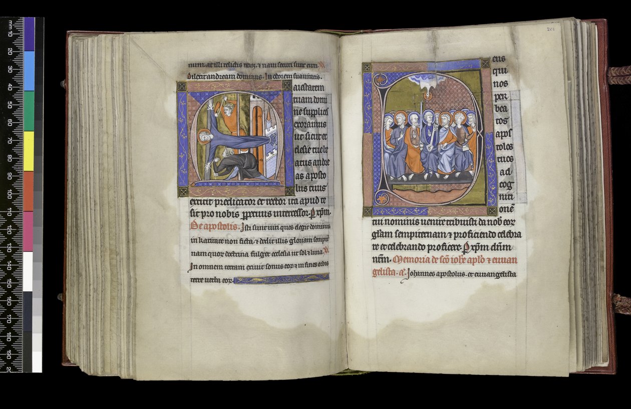 MS 300 f.200v-201r, Suffrage do św. autorstwa French School