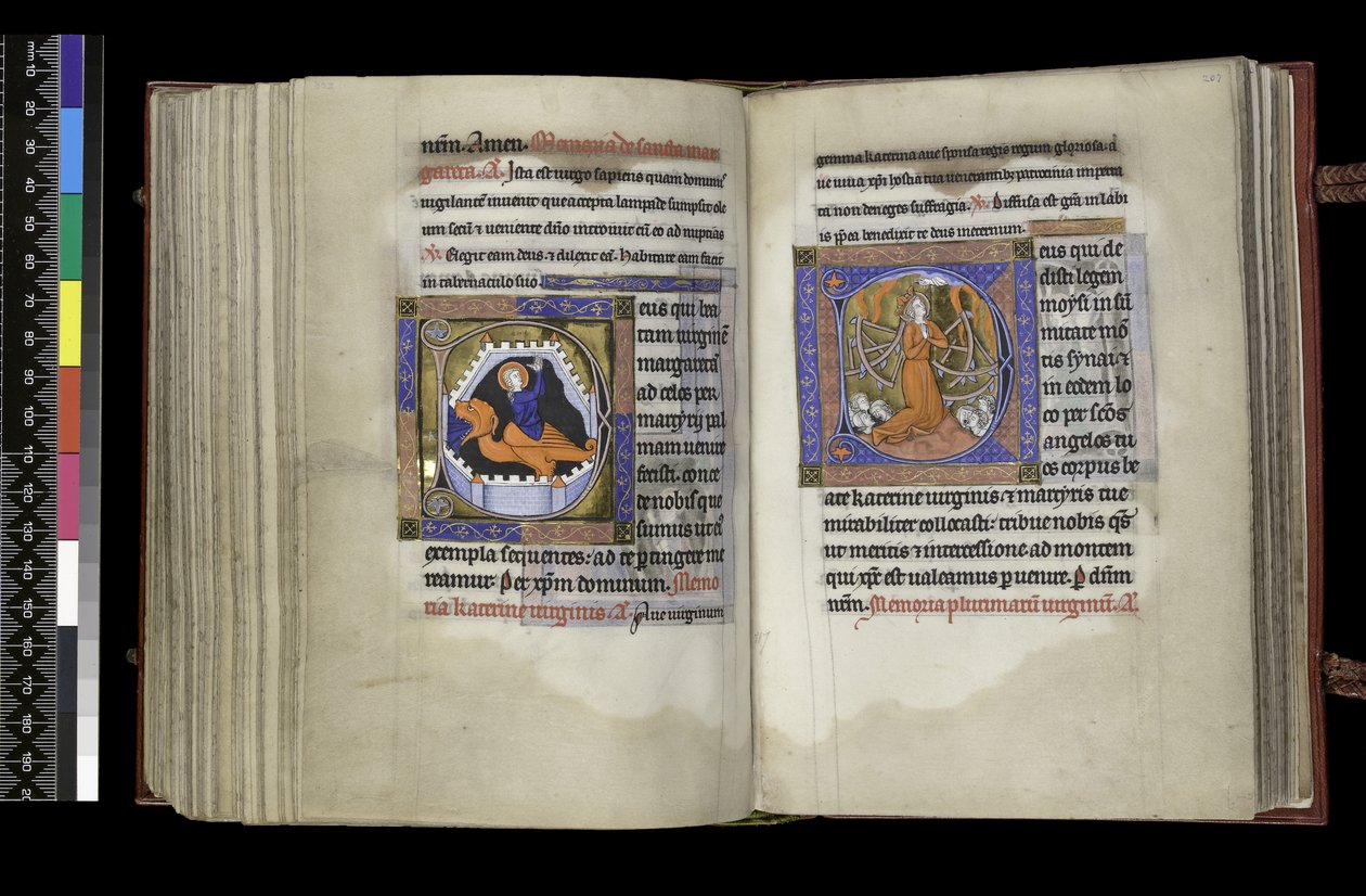 MS 300 f.206v-207r, Sufrażystka do św. autorstwa French School