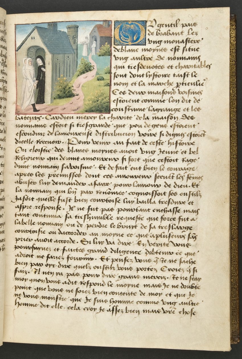 MS Hunter 252 033r Strona ze stu nowych wiadomości, c.1461-62 autorstwa French School