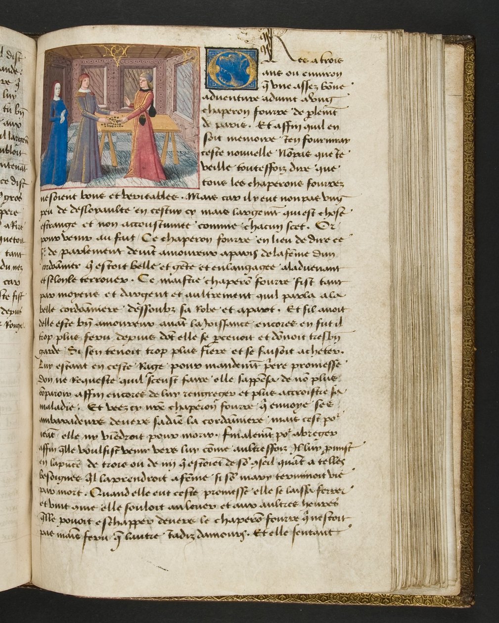 MS Hunter 252 148r Strona ze stu nowych wiadomości, c.1461-62 autorstwa French School