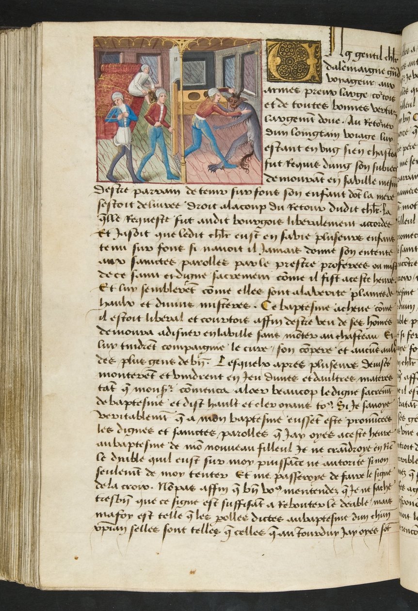 MS Hunter 252 152v Strona ze stu nowych wiadomości, c.1461-62 autorstwa French School