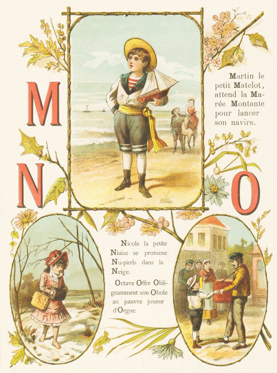 M N W: Marynarz, Maree, Niaise, Boso, Śnieg, Obole, Organ autorstwa French School