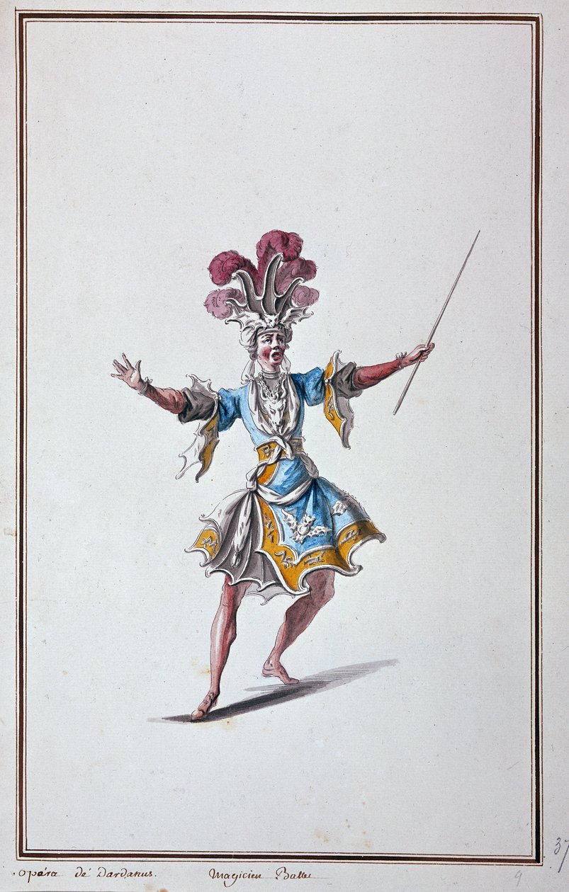Kostium magika do opery Dardanusa, tragedia liryczna Jean-Philippe
