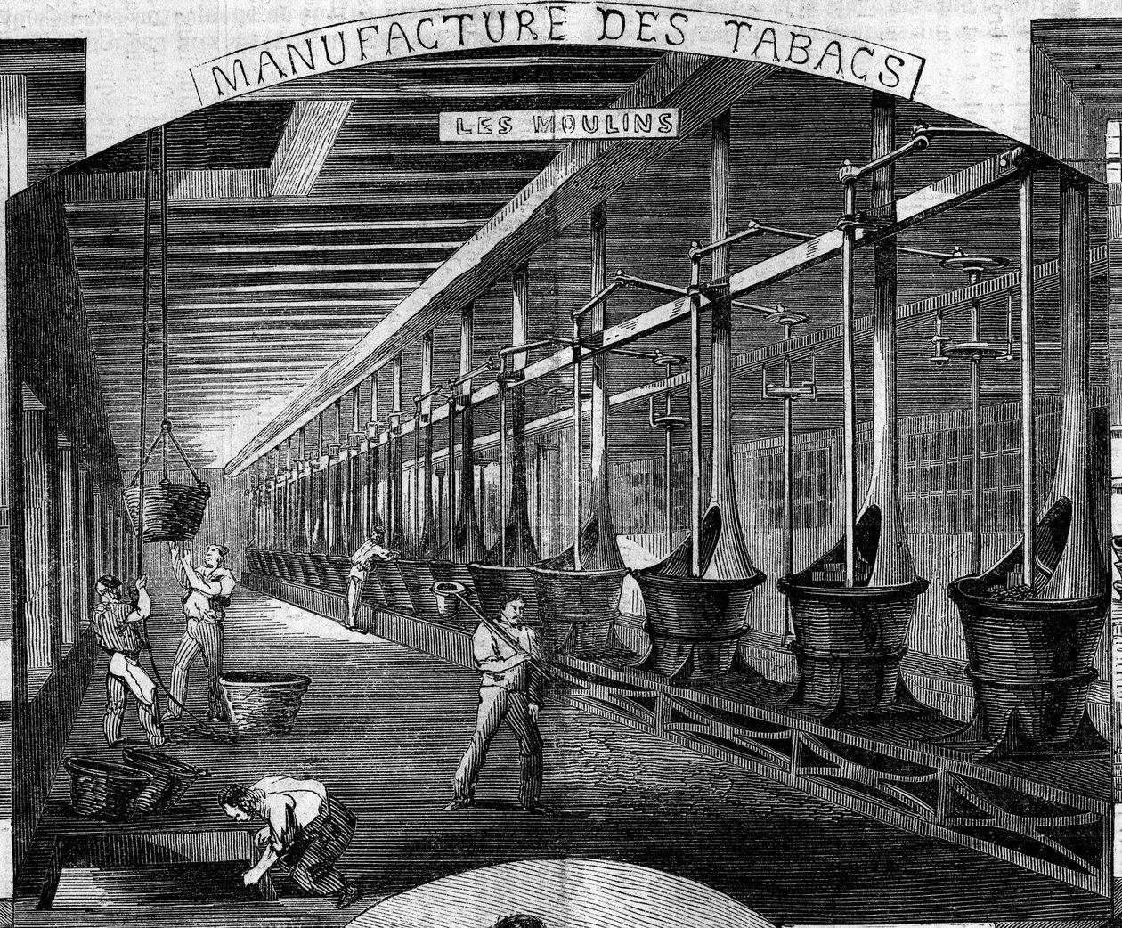 Fabryka tytoniu, Paryż autorstwa French School