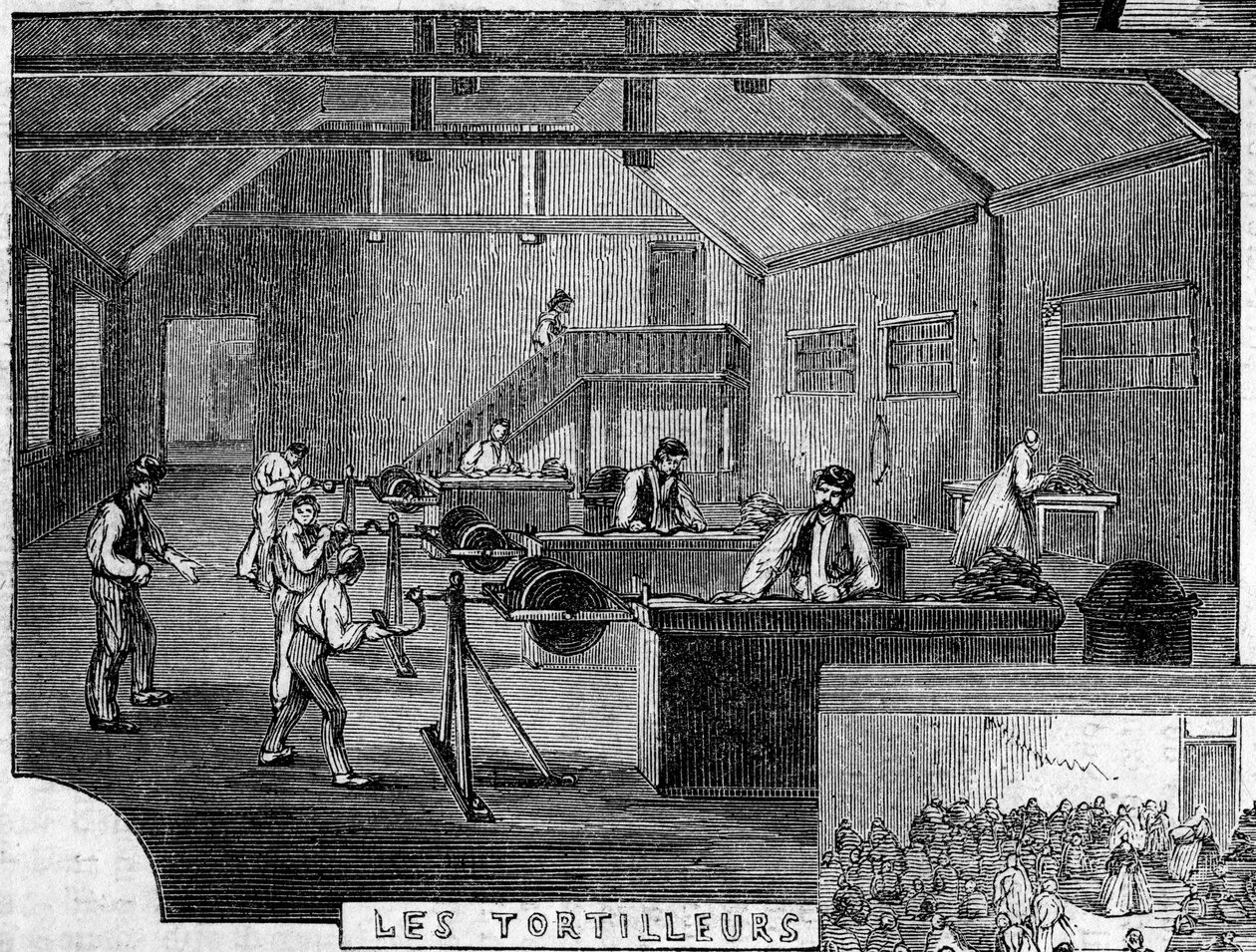 Fabryka tytoniu, Paryż autorstwa French School