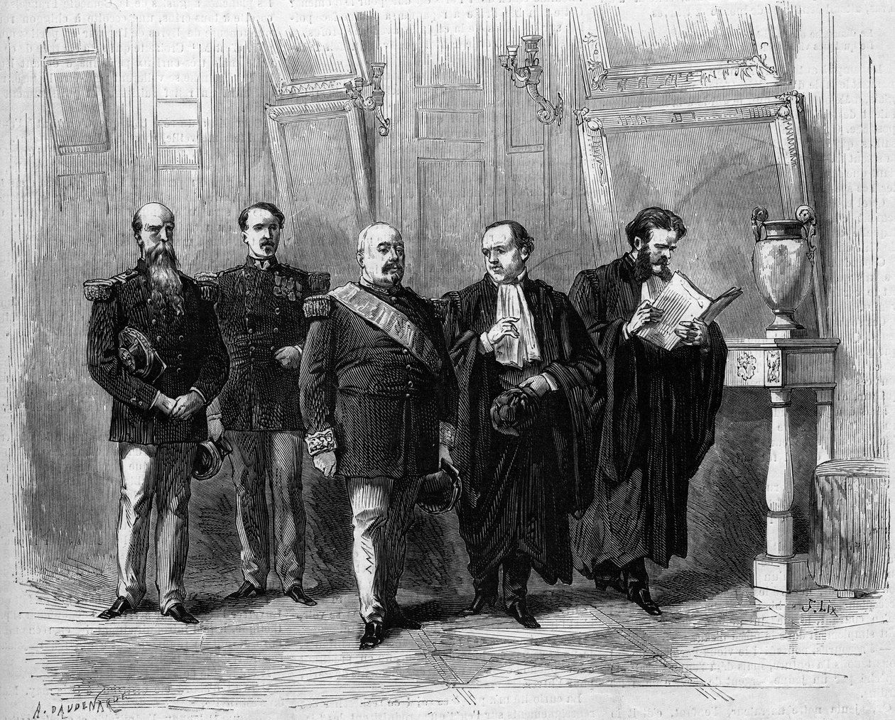 Marszałek Francois Achille Bazaine (Francois-Achille autorstwa French School