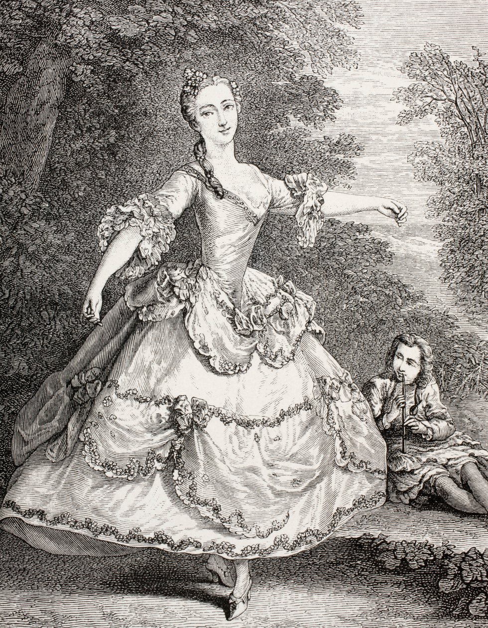 Marie Salle, 1875 (grawerowanie) autorstwa French School