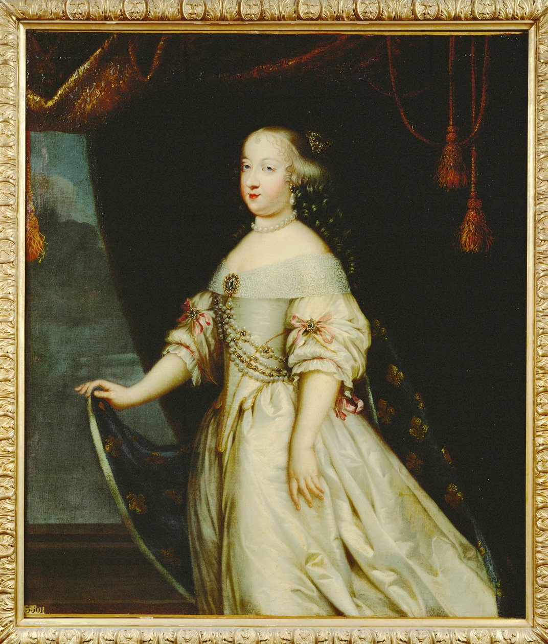 Maria Teresa Austriacka, królowa Francji ... (obraz na płótnie) autorstwa French School