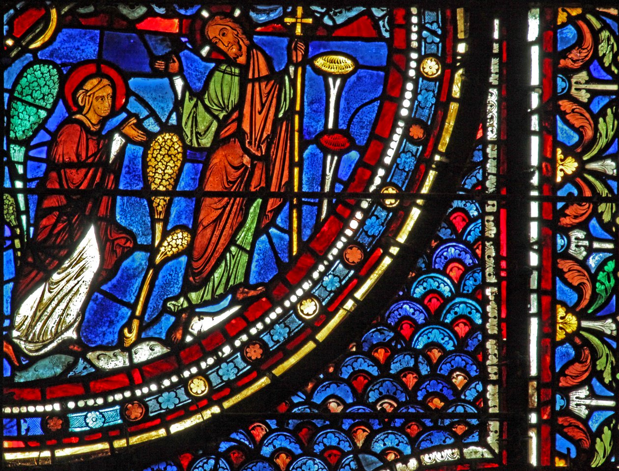 Okno Marii Magdaleny: Zmartwychwstanie - Noli Me Tangere (w46) autorstwa French School