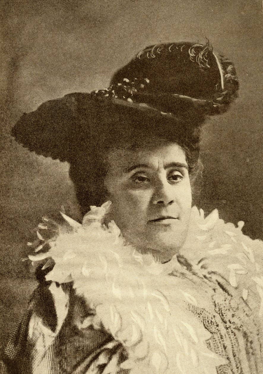 Matilde Serao (1856-1927) (lito) autorstwa French School