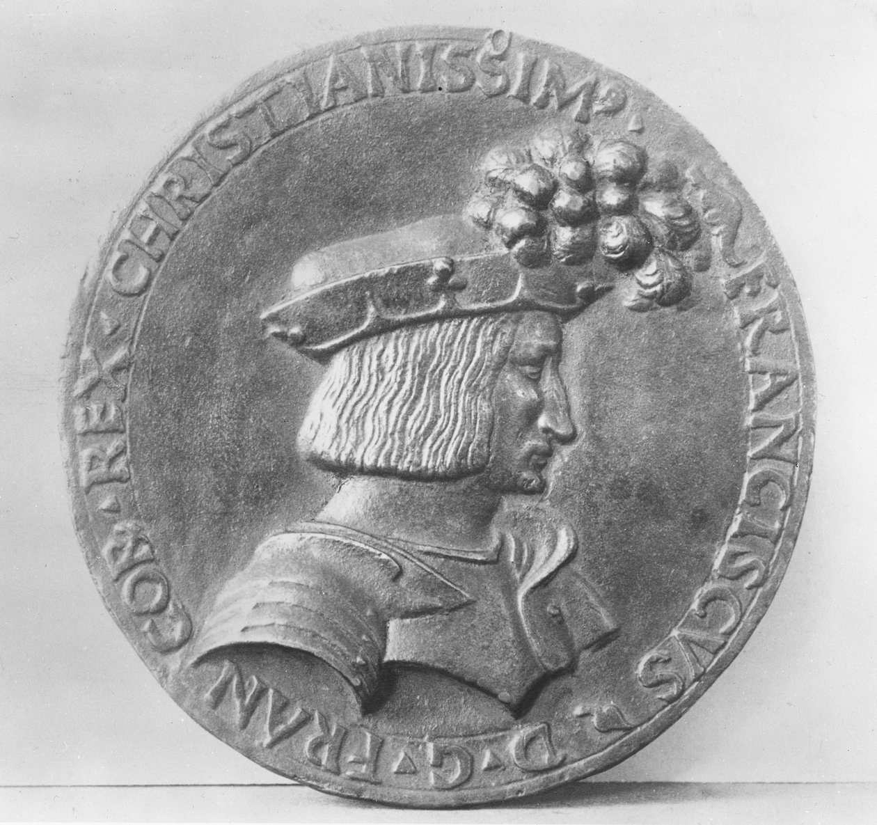 Medalion Franciszka I Francji (brąz) autorstwa French School