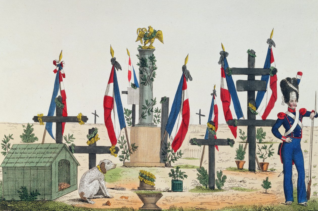 Medor, wierny pies Luwru, ok.1831 autorstwa French School