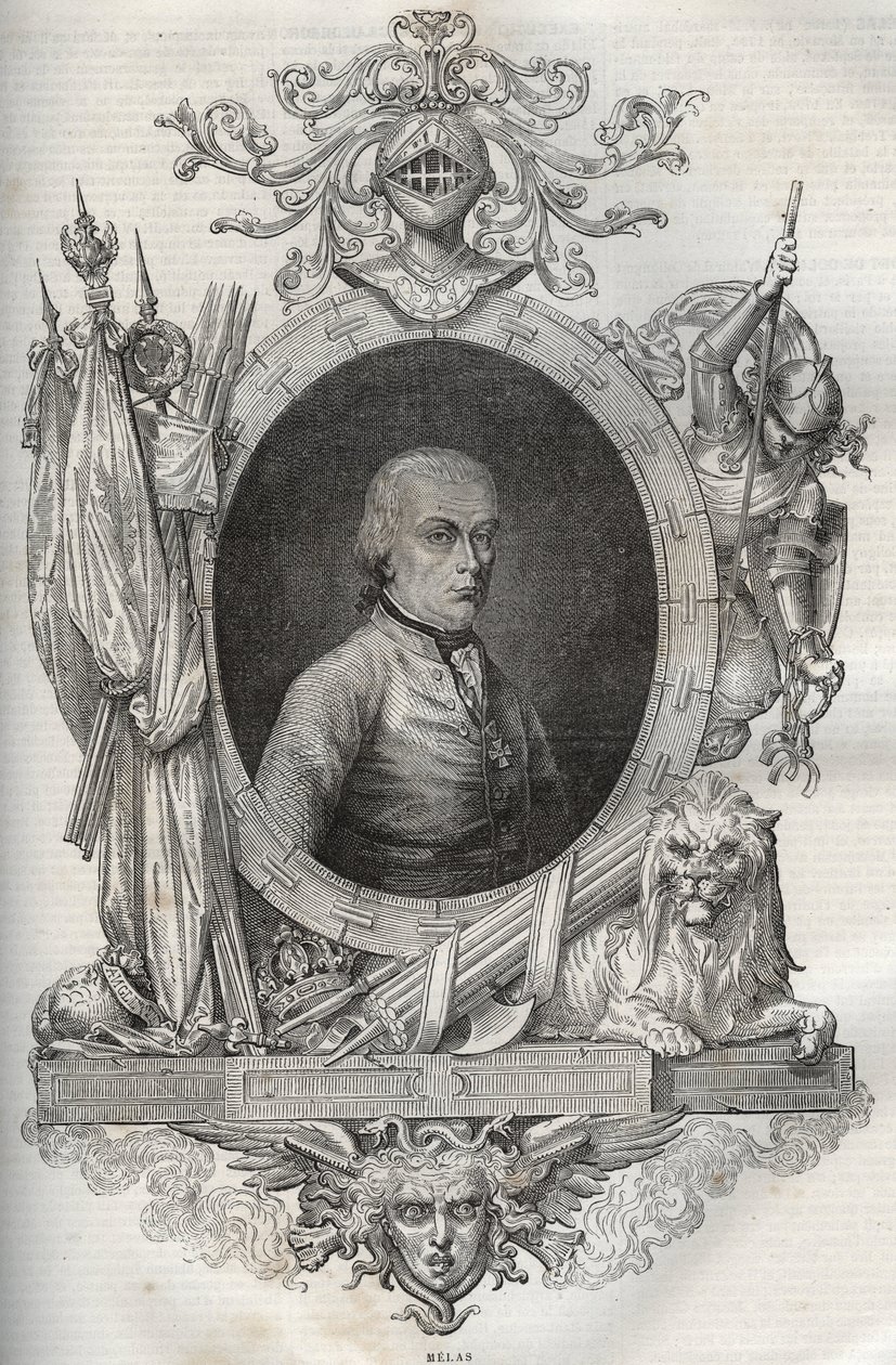 Michael Friedrich Benedikt baron von MELAS (1729-1806), feldmarschal - - Nowa encyklopedia narodowa Maurice