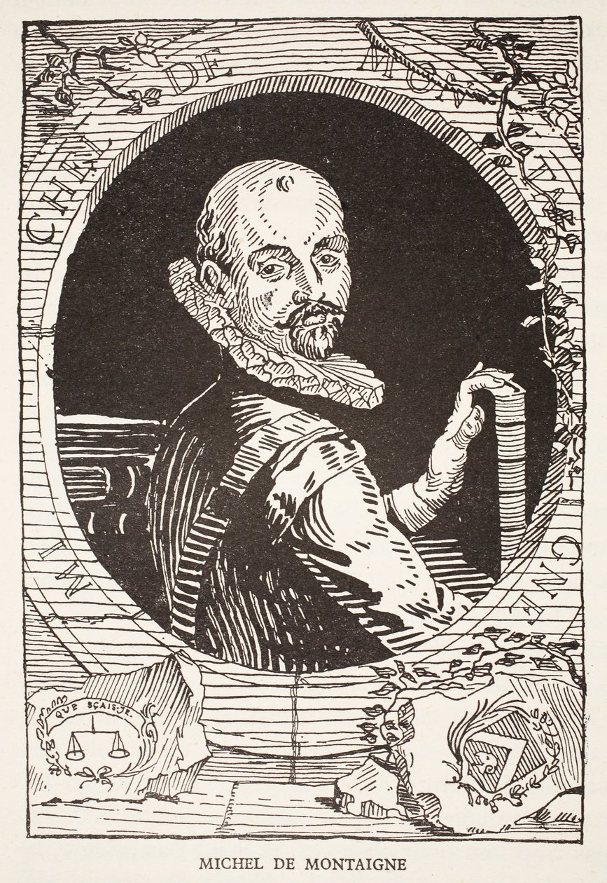 Michel de Montaigne autorstwa French School