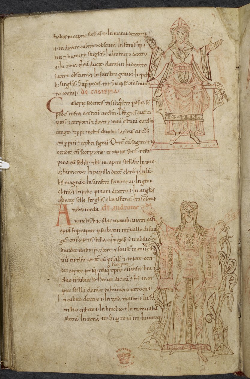 Różne prace z dziedziny informatyki i astronomii, Royal MS 13 A XI autorstwa French School