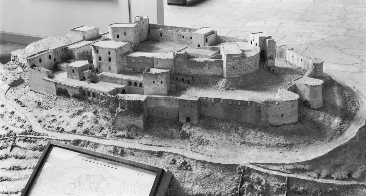 Model Kraka des Chevaliers, model autorstwa French School