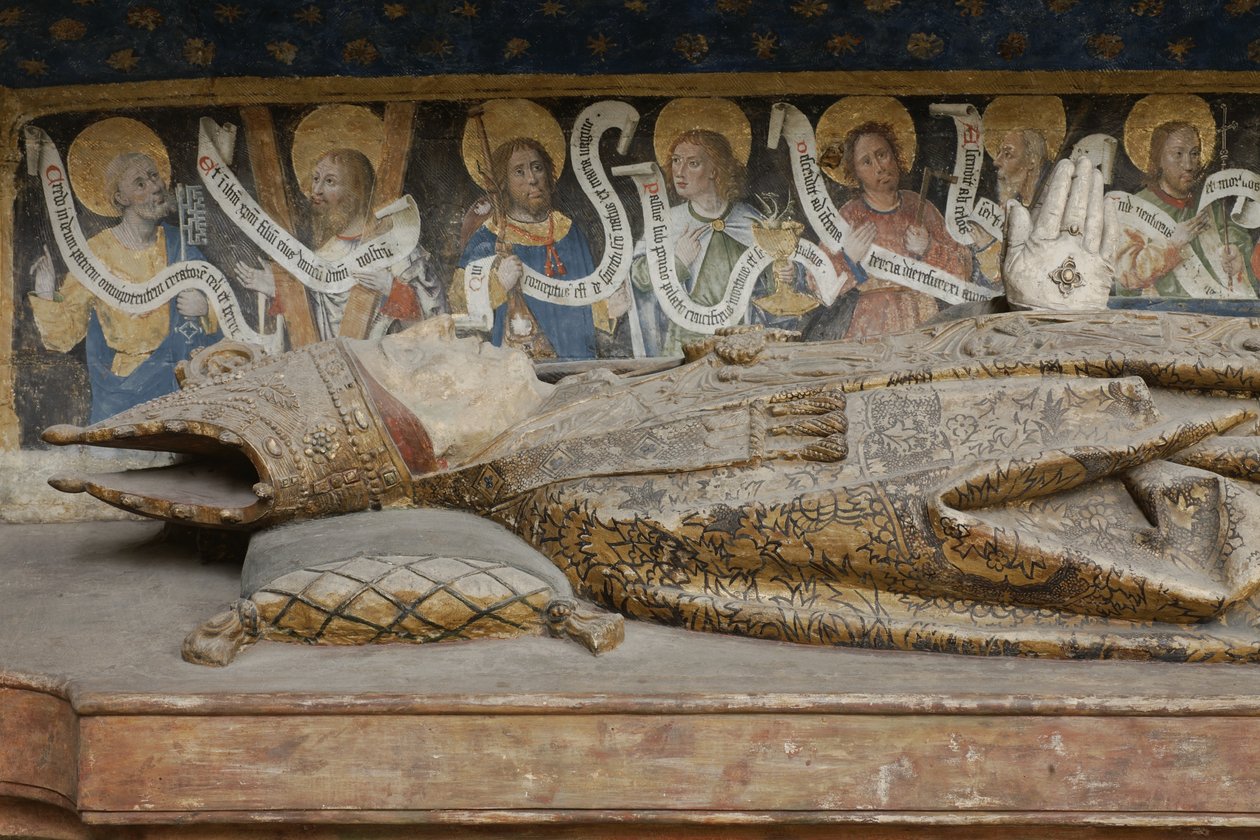 Pomnik Adriena de Henencourt, detal autorstwa French School